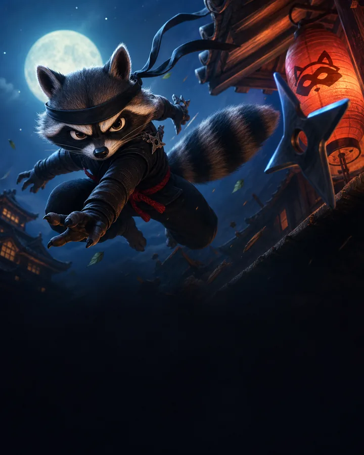 Ninja Raccoon Frenzy